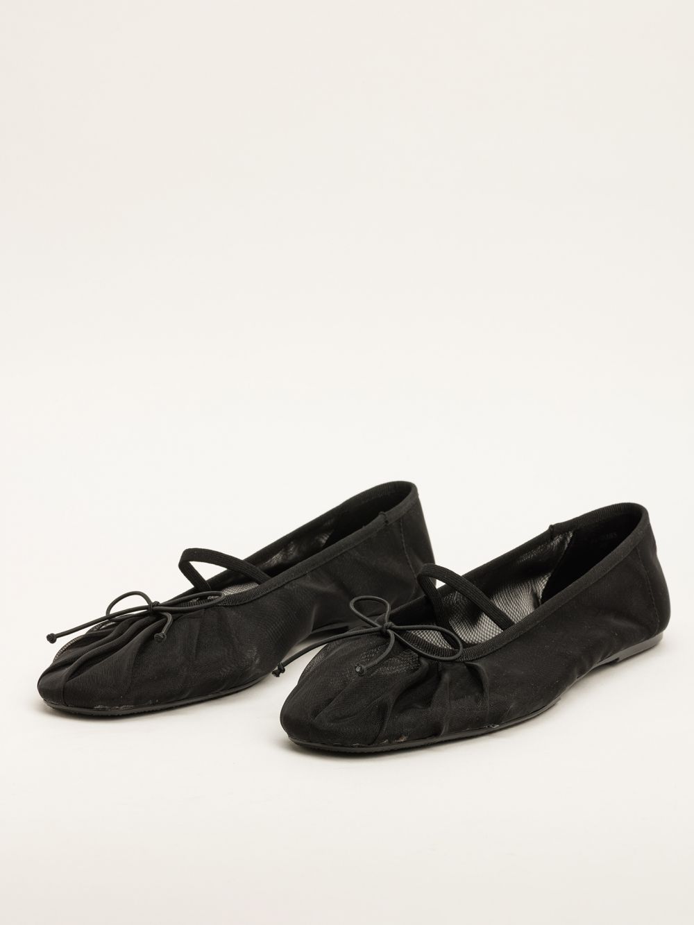 נעלי בלרינה מבד רשת