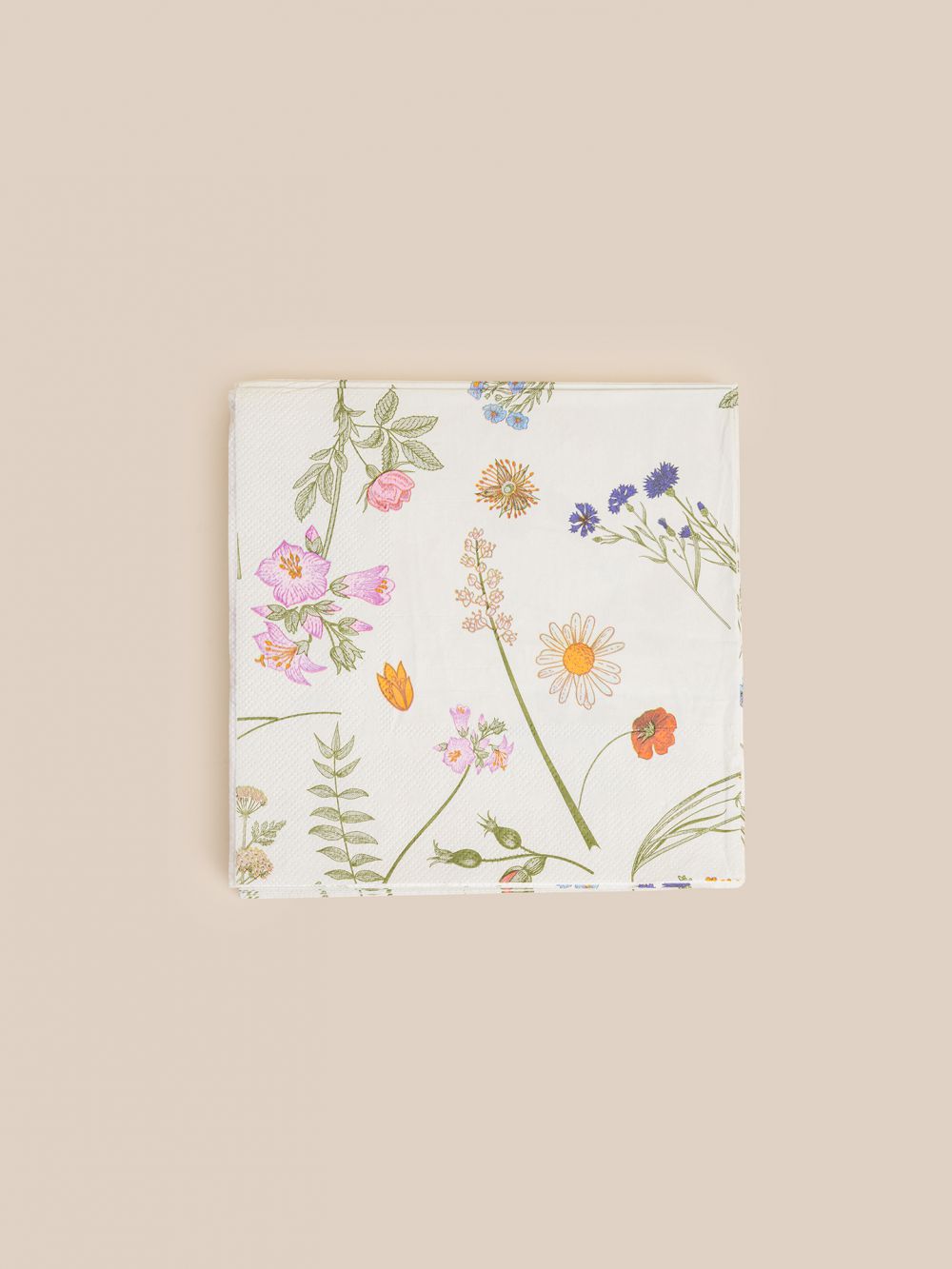 חבילת 20 מפיות נייר פרחי שדה