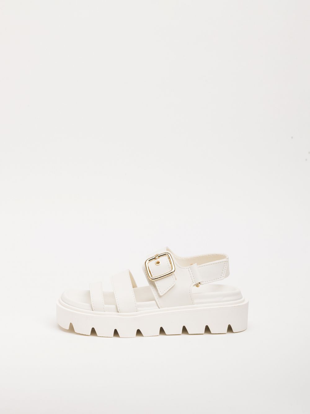 סנדלי ילדות פלטפורמה עם אבזם