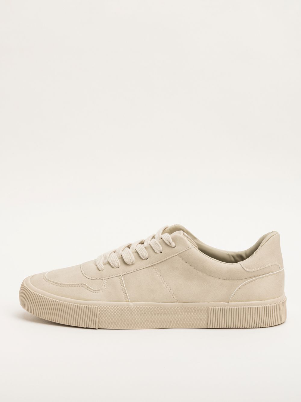 סניקרס דמוי עור במראה משופשף