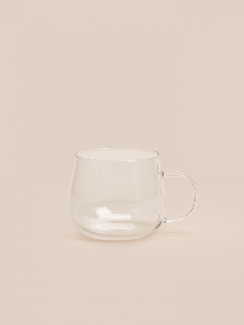 כוס זכוכית עגולה לשתייה חמה (390 מ”ל)