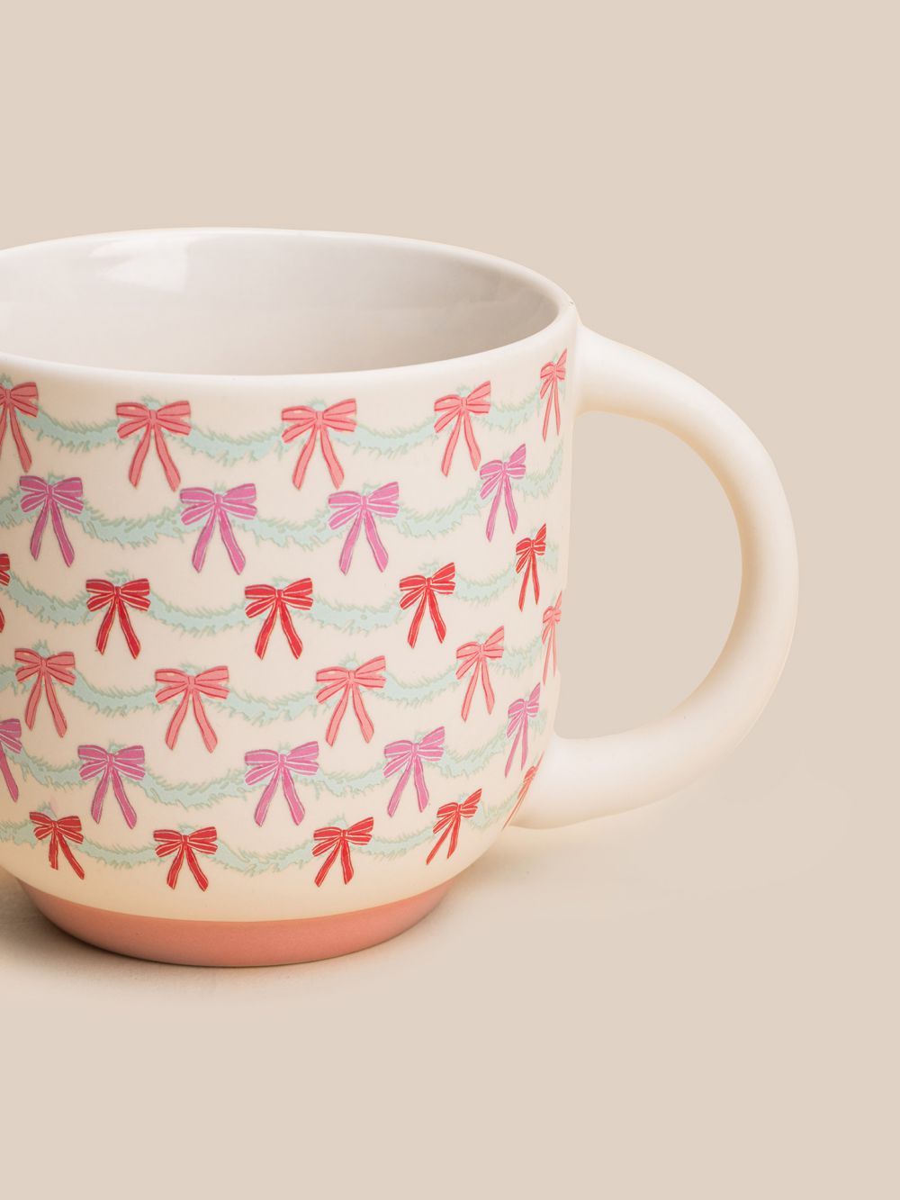 ספל שתיה חמה פפיון ורוד 480ML