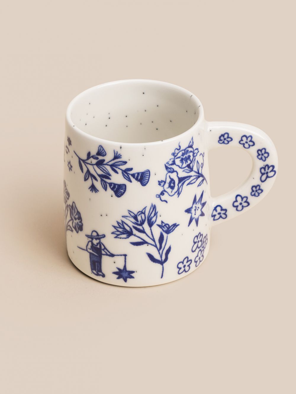 ספל שתיה חמה פרחי בר 380ML