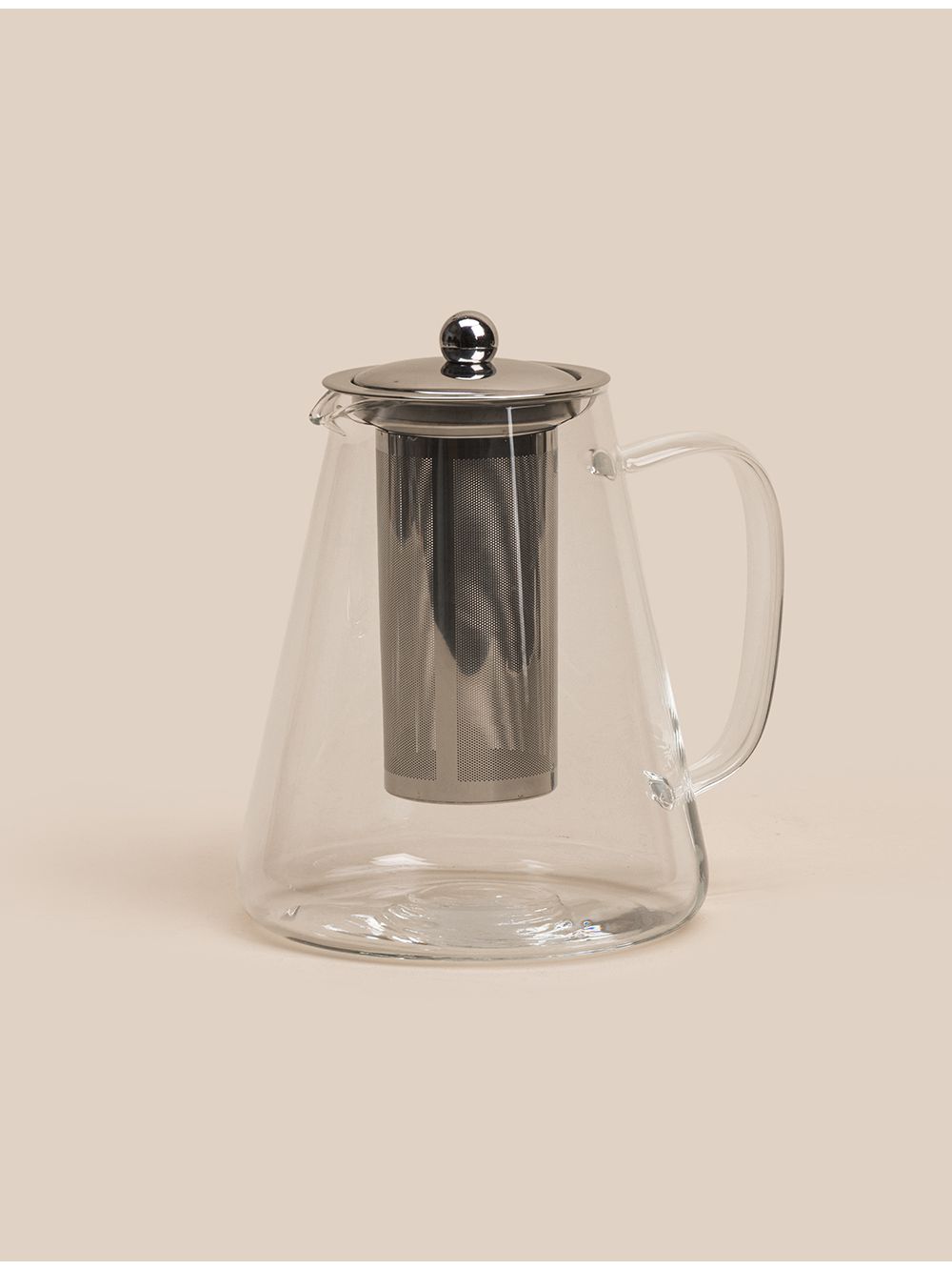 סט קומקום ו2 כוסות זכוכית