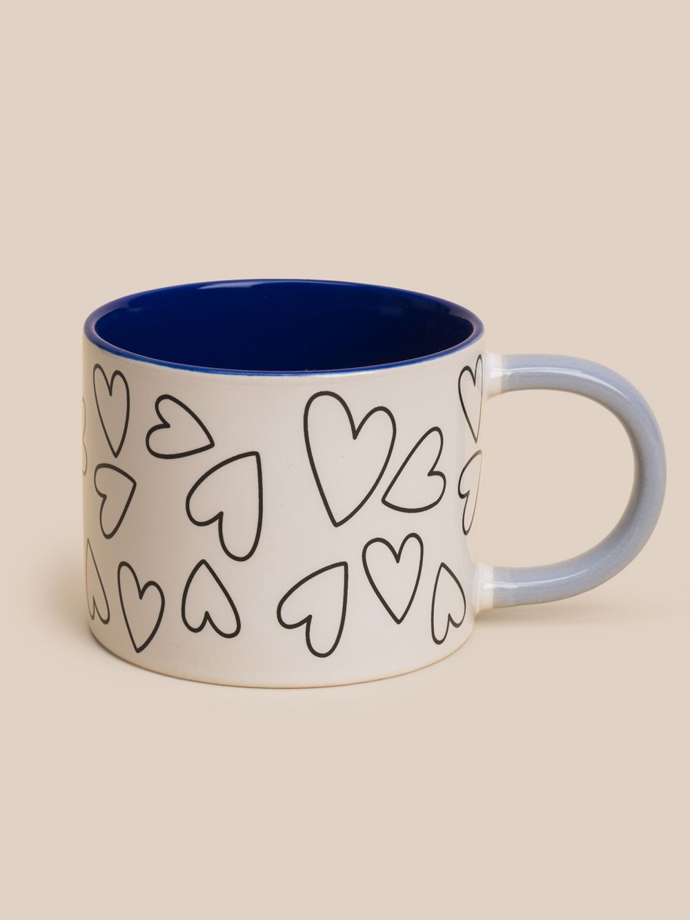 ספל לשתיה חמה לבבות