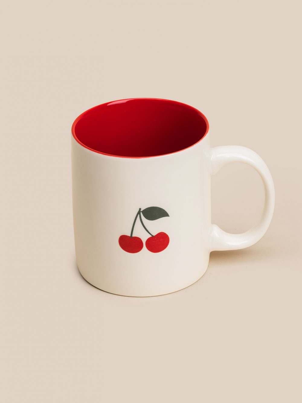 ספל שתיה חמה דובדבן 340ML