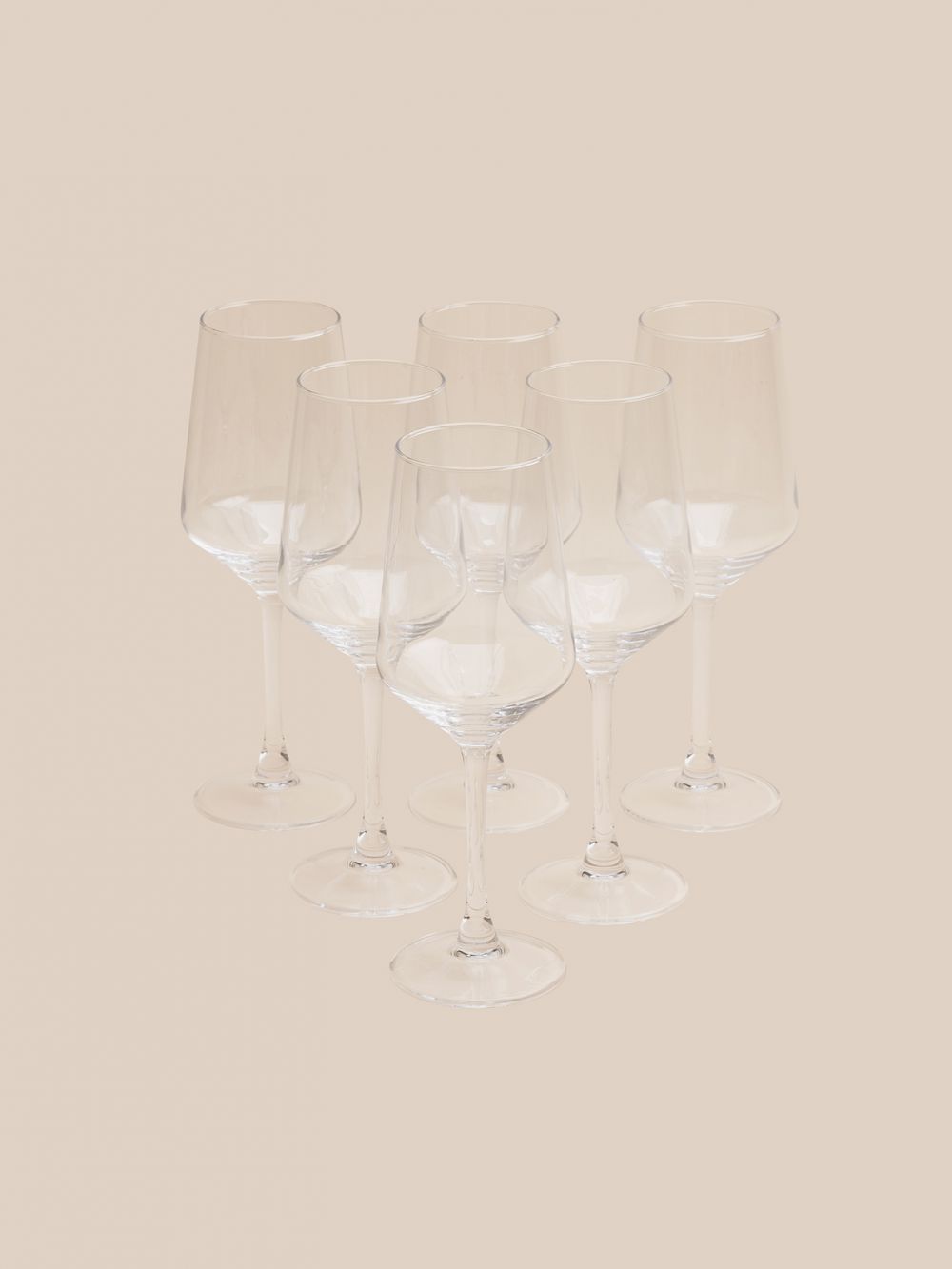 שישית כוסות יין 400ML