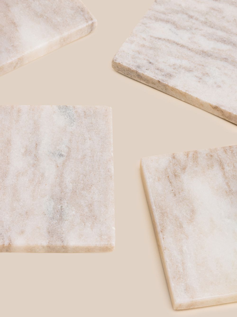 סט 4 תחתיות משיש מרובעות 10X10CM