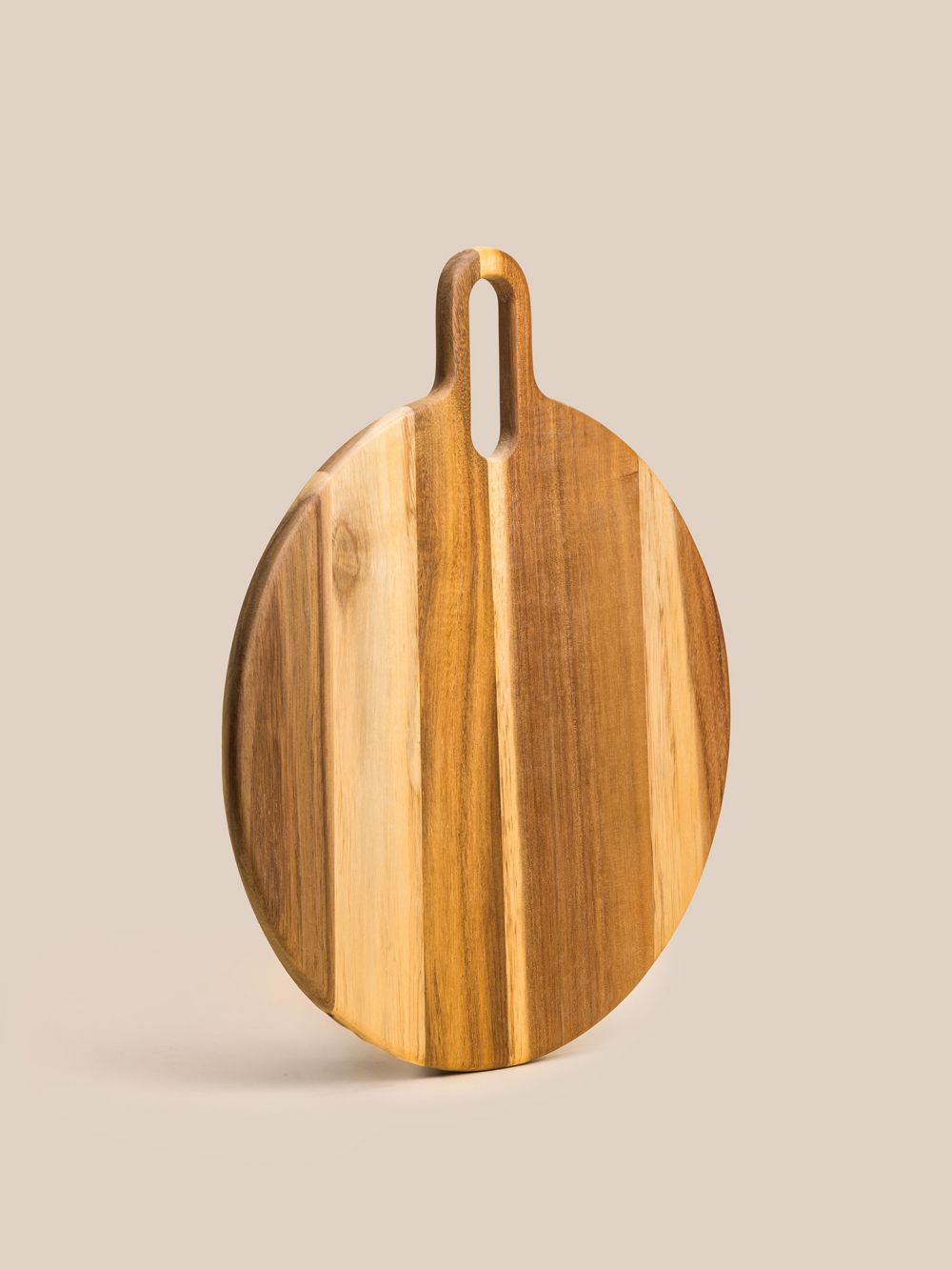 קרש הגשה עגול מעץ 49CM