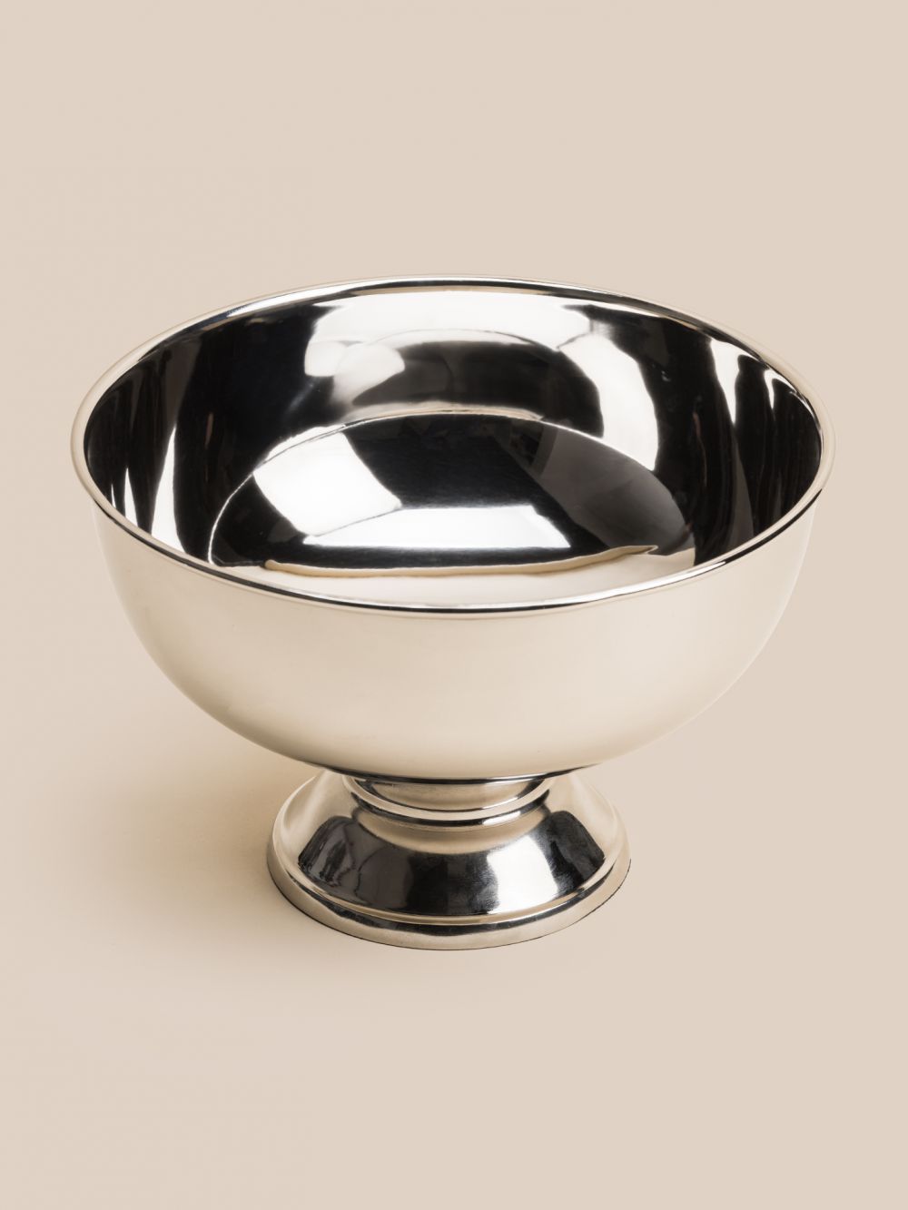 קערה על רגל בציפוי כסף 26.5CM