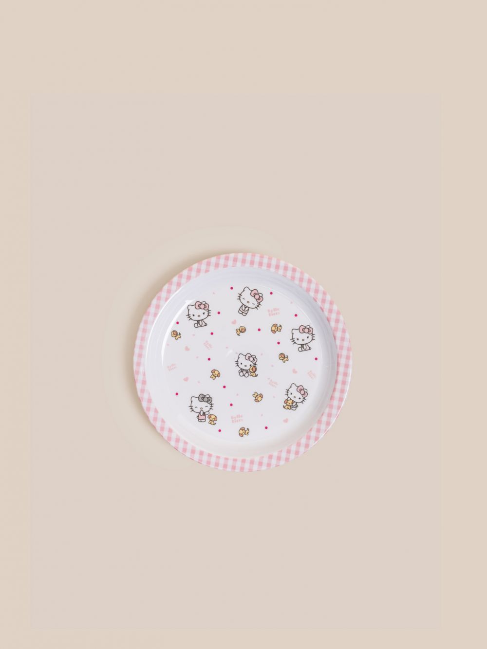 צלחת מלמין 21CM  Hello kitty