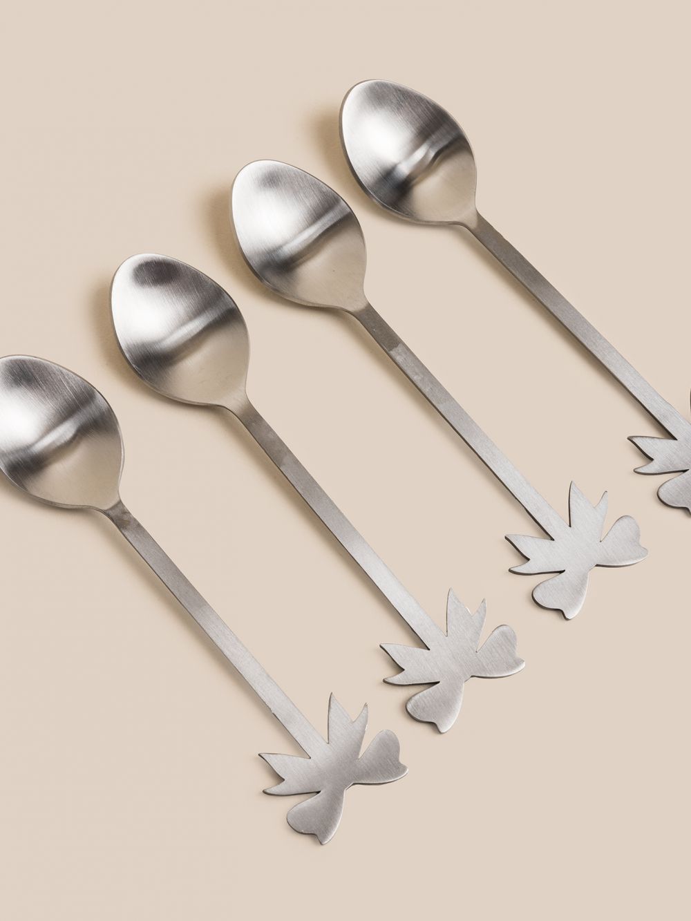 סט 4 כפיות פפיונים