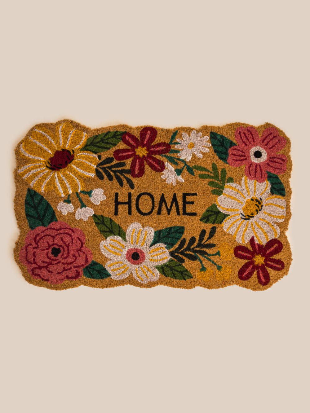 שטיח סף 45X75CM  פרחים HOME