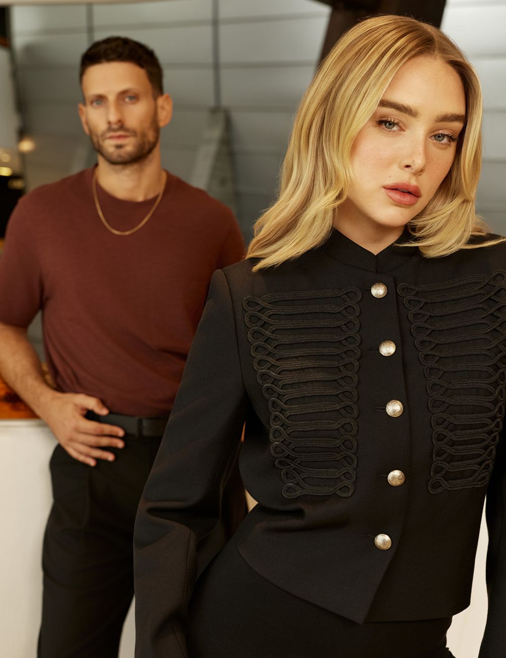 ז׳קט בסגנון צבאי