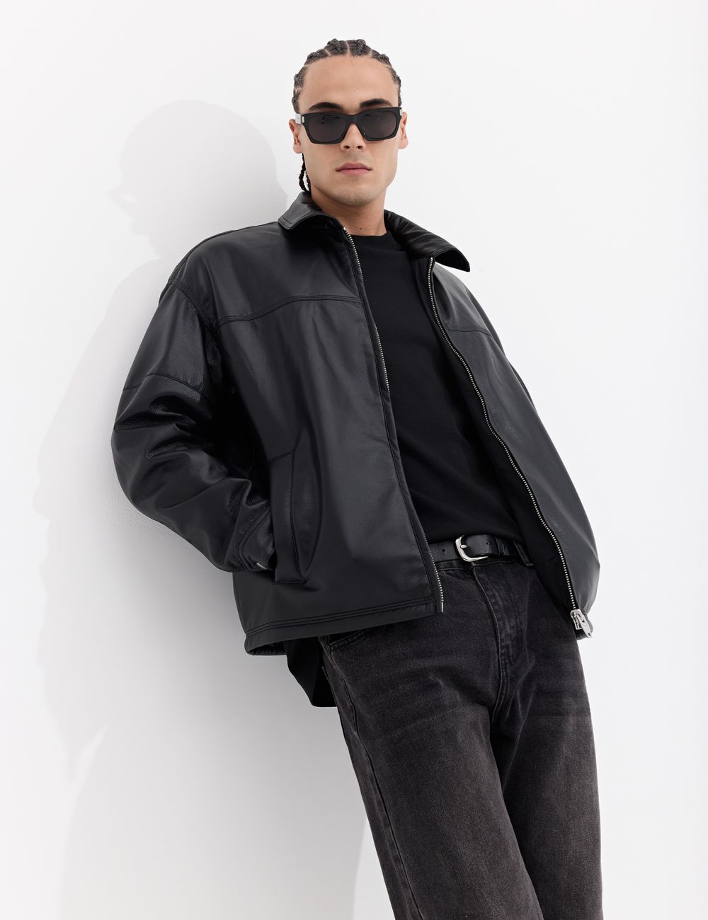 מעיל דמוי עור