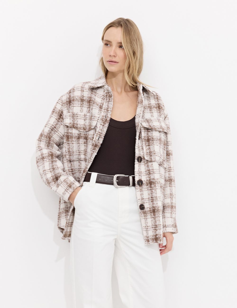 אוברשירט משבצות