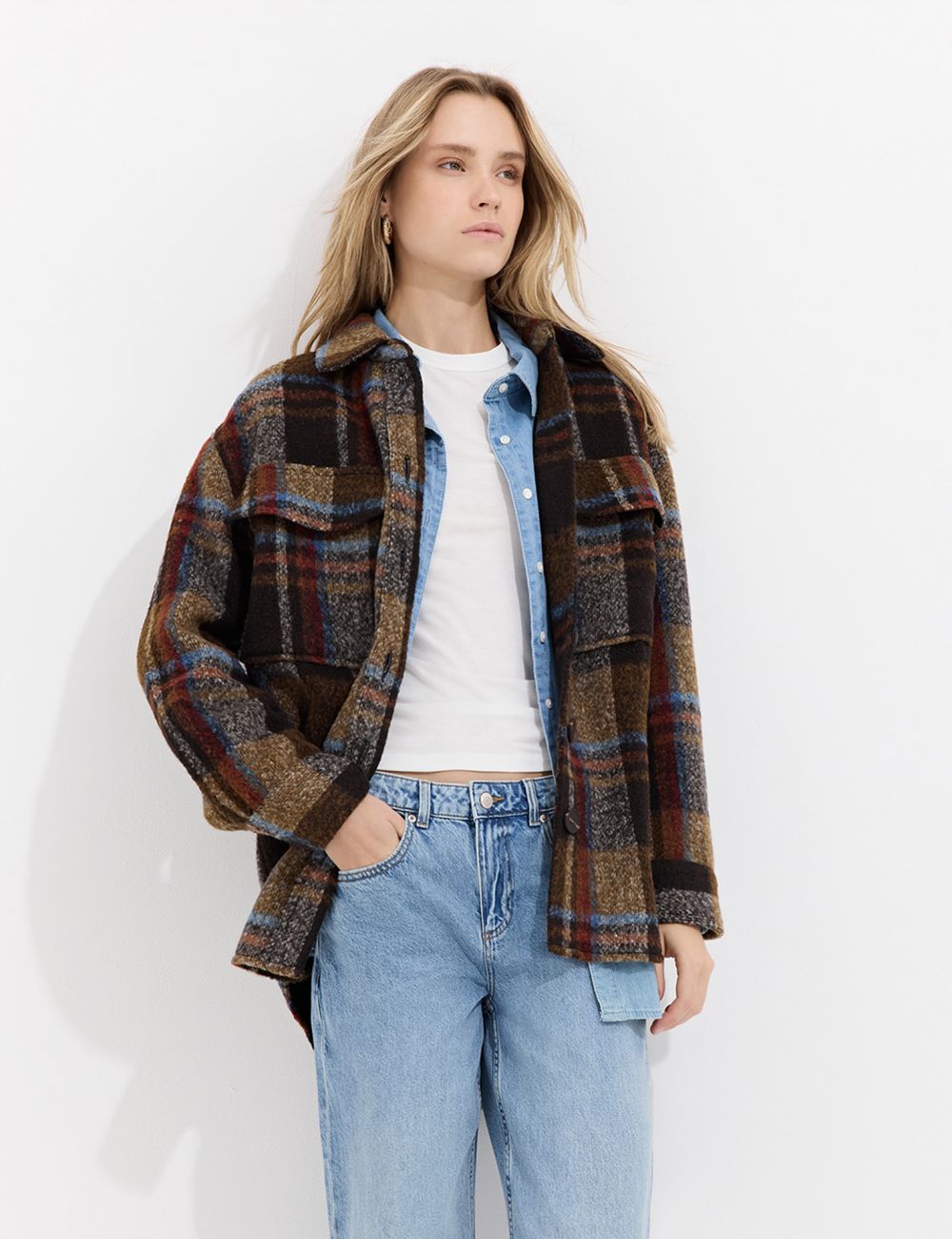 אוברשירט משבצות