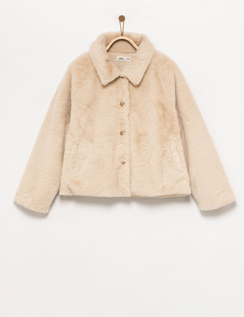 מעיל דמוי פרווה