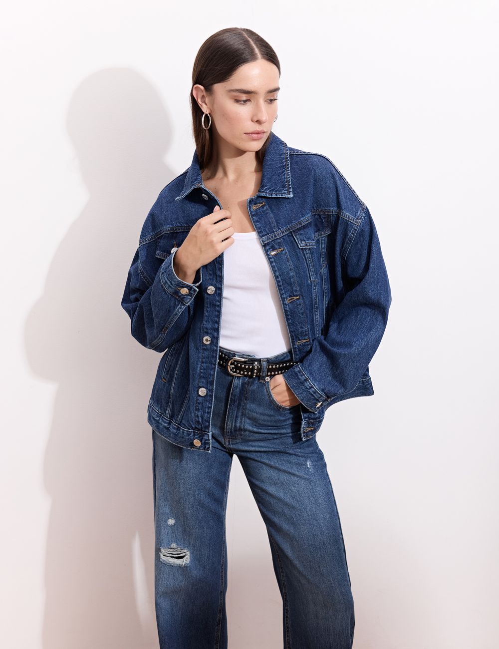 ג’קט ג’ינס אוברסייז
