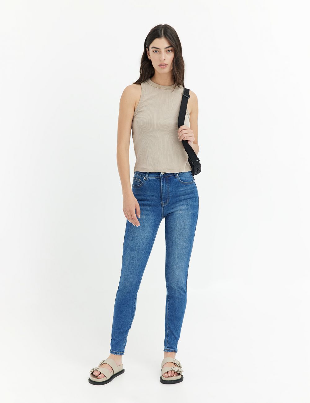 ג׳ינס SKINNY-HIGH WAIST