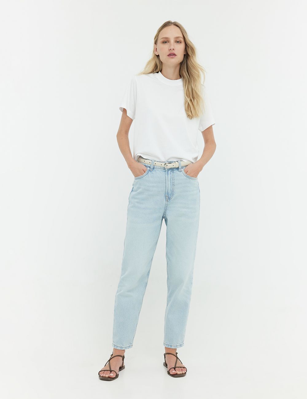 ג’ינס MOM-HIGH WAIST