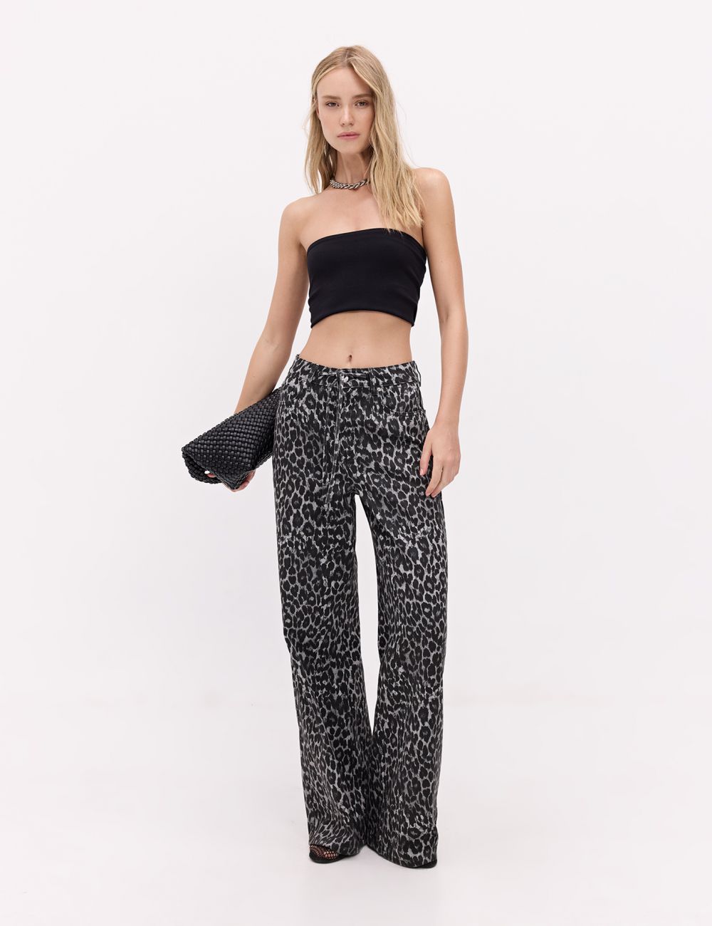 ג’ינס מנומר WIDE LEG