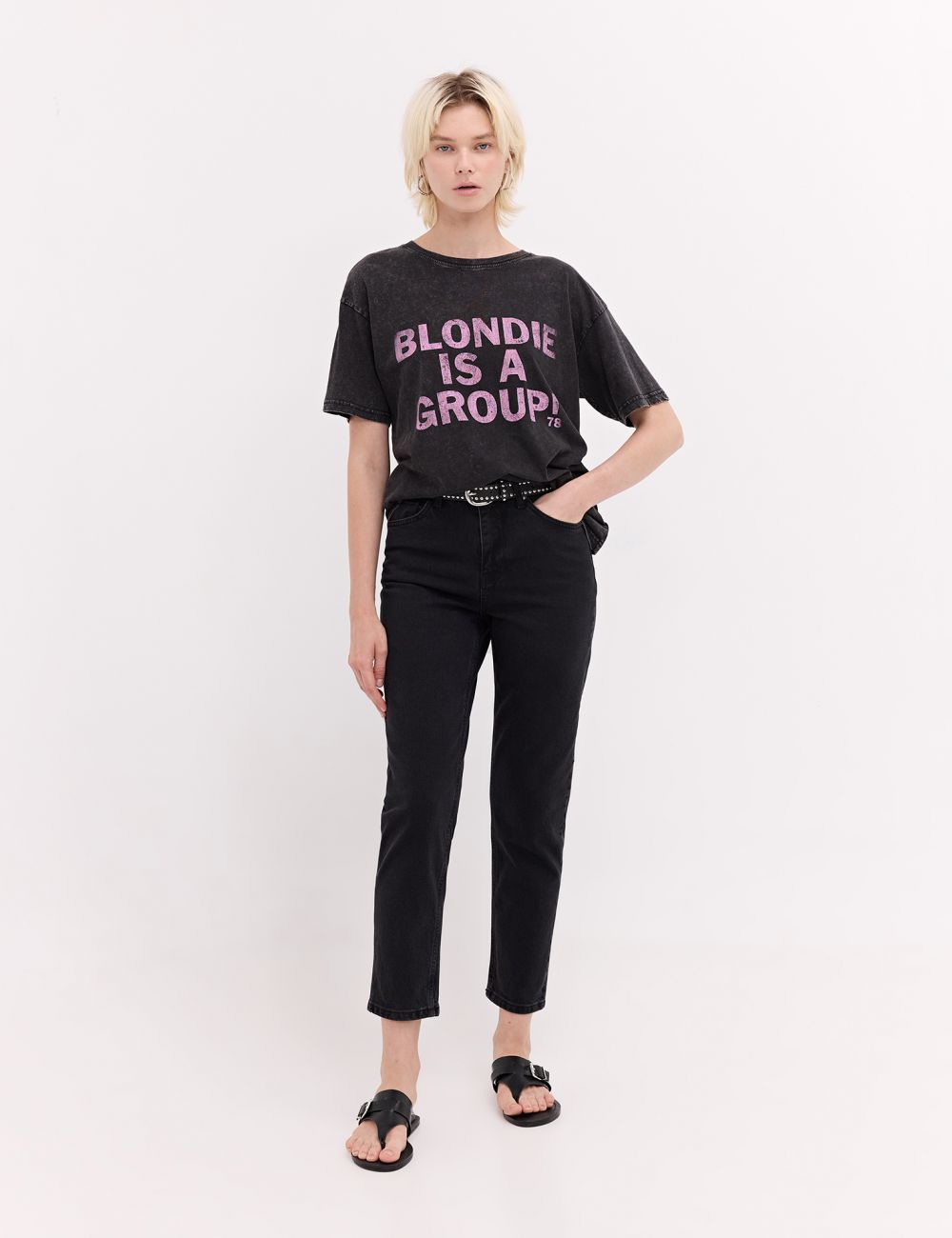 ג׳ינס COMFORT MOM שטוף