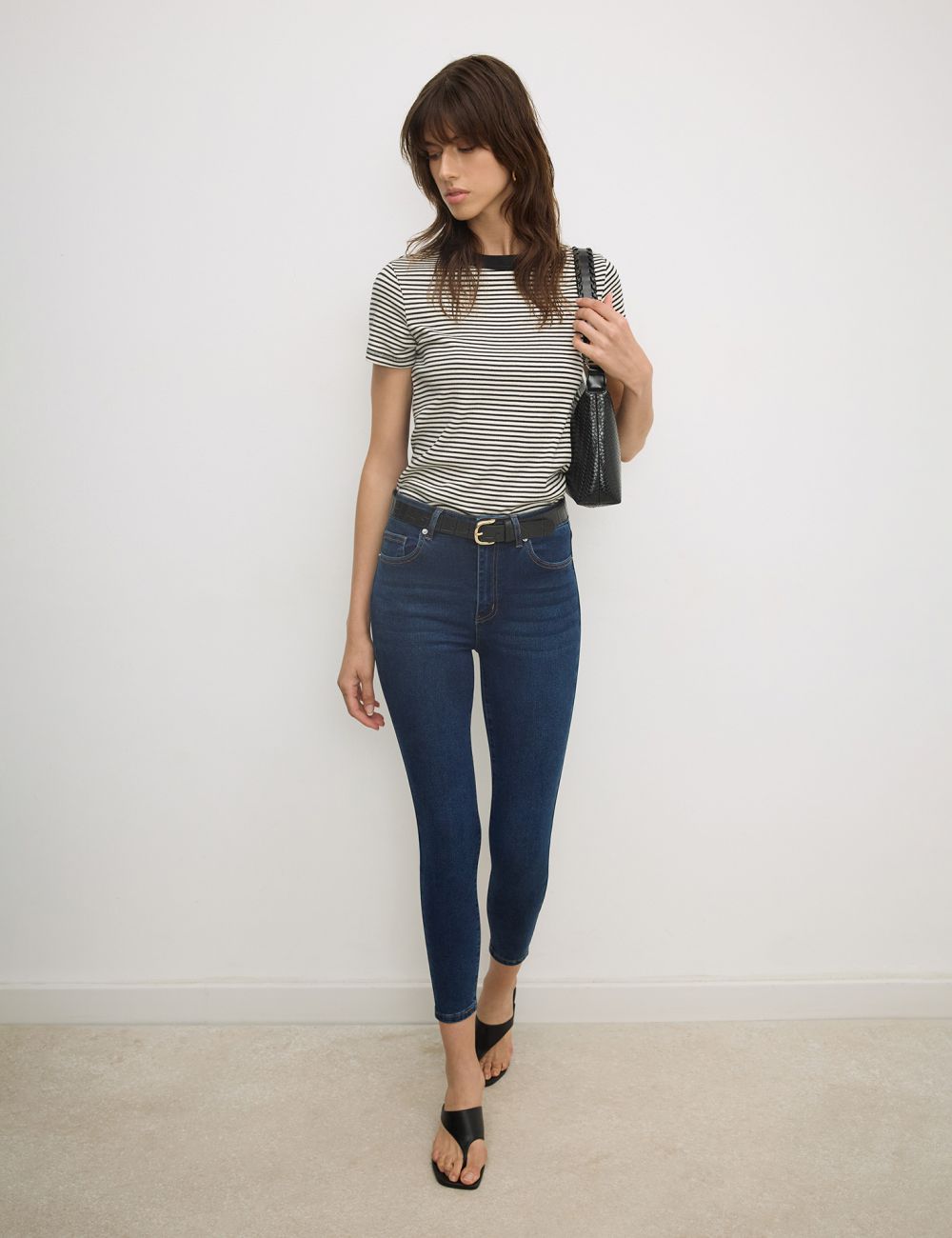 ג’ינס SKINNY בגזרה גבוהה