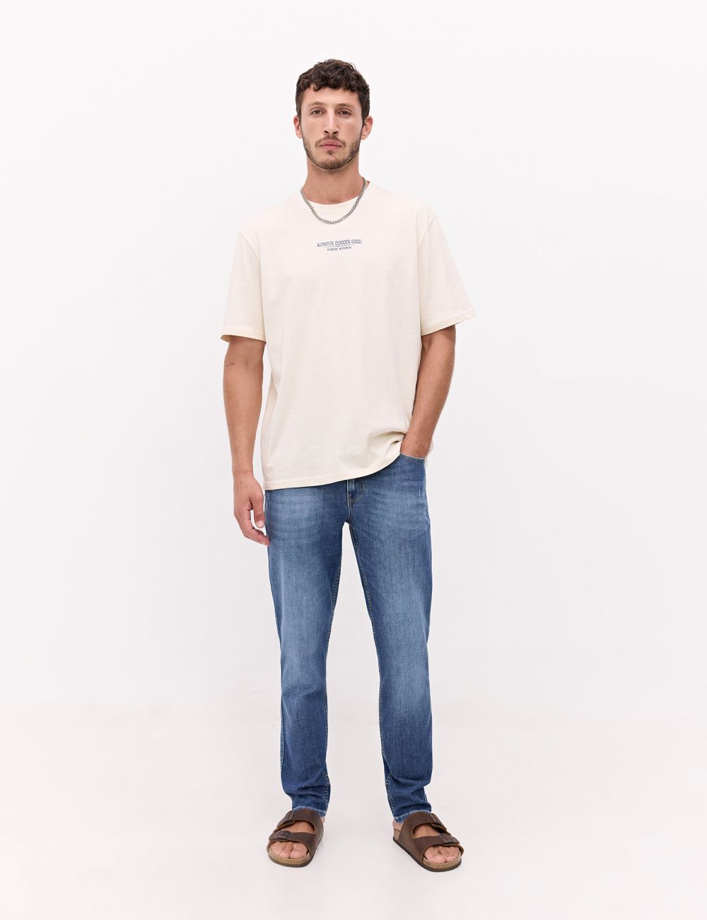 ג’ינס SLIM משופשף