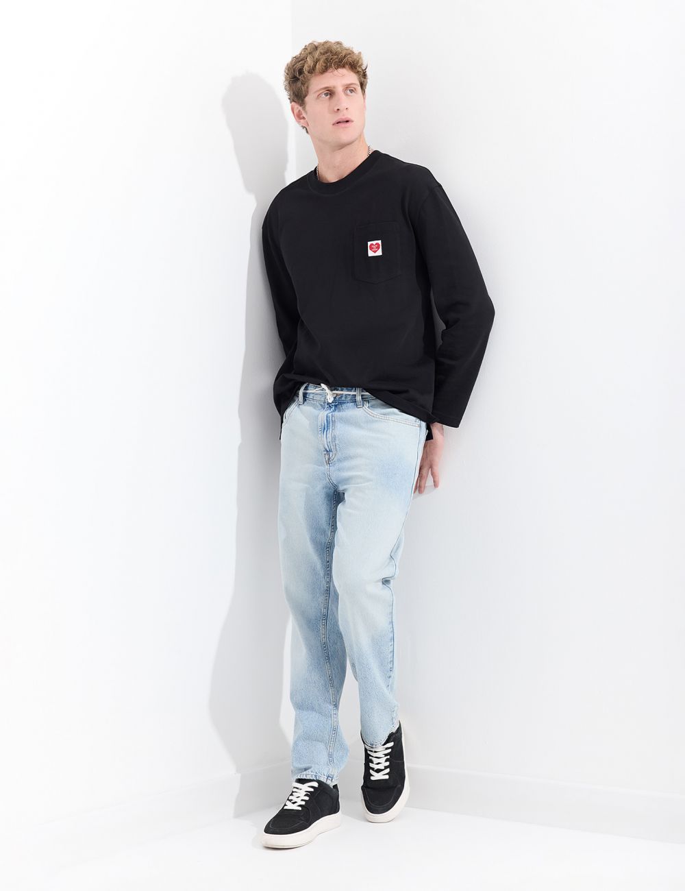 ג׳ינס בגזרת straight vintage