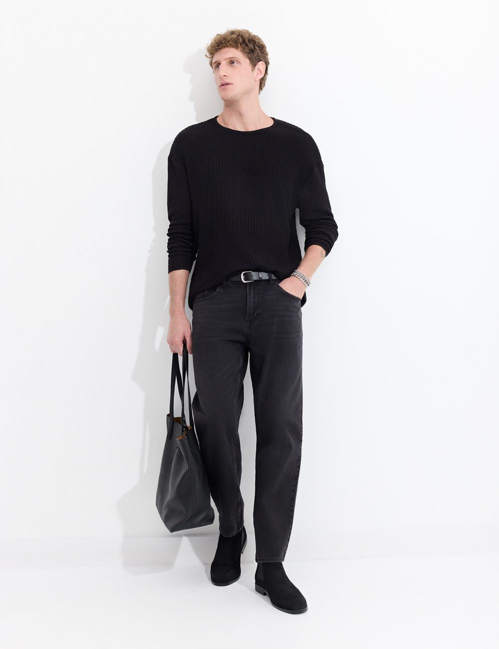 ג׳ינס בגזרת straight vintage