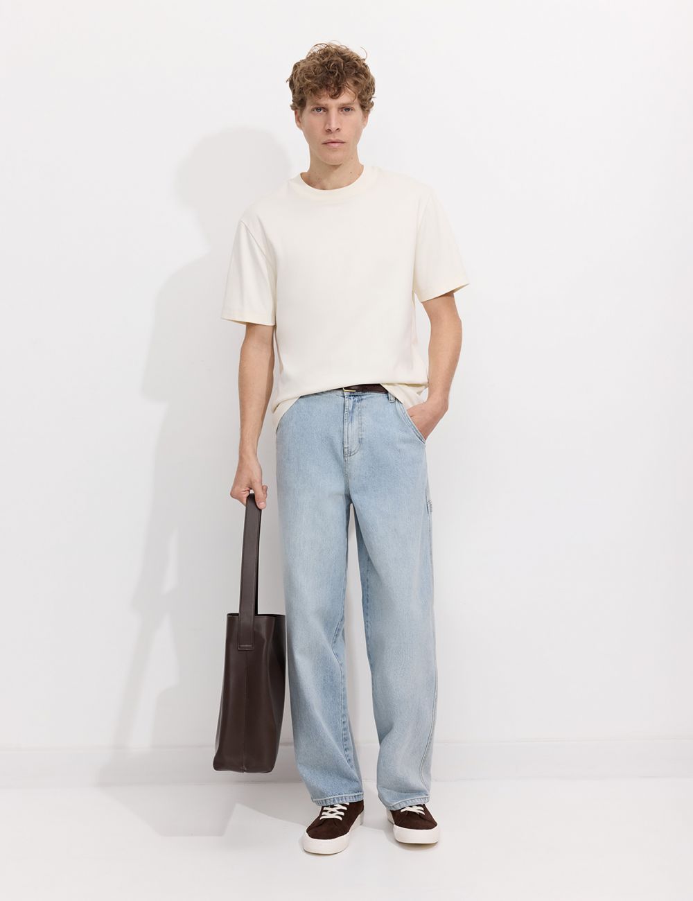 ג׳ינס carpenter גזרה משוחררת