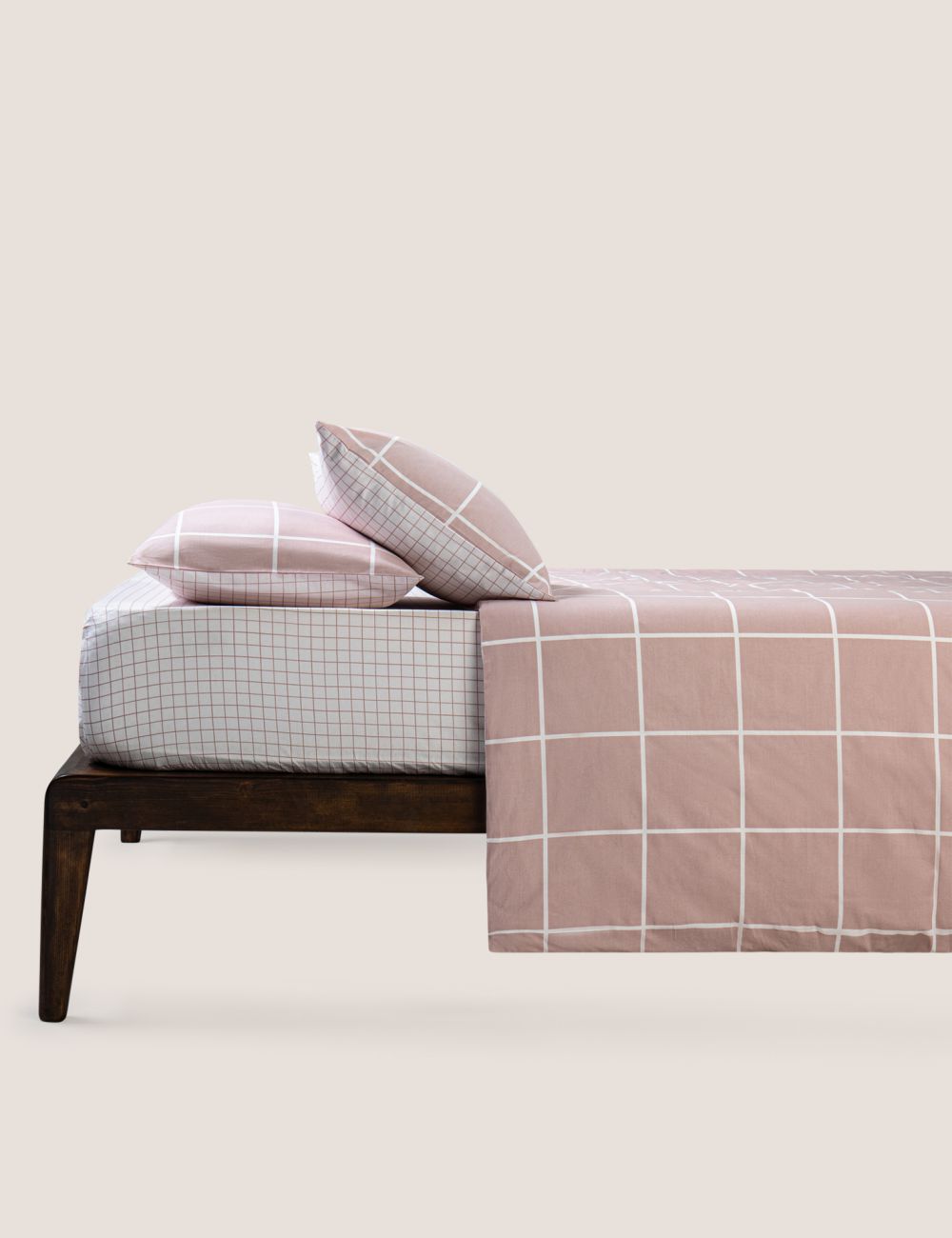 סט מצעים משבצות SQUARE