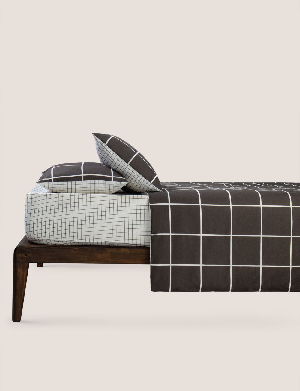 סט מצעים משבצות SQUARE