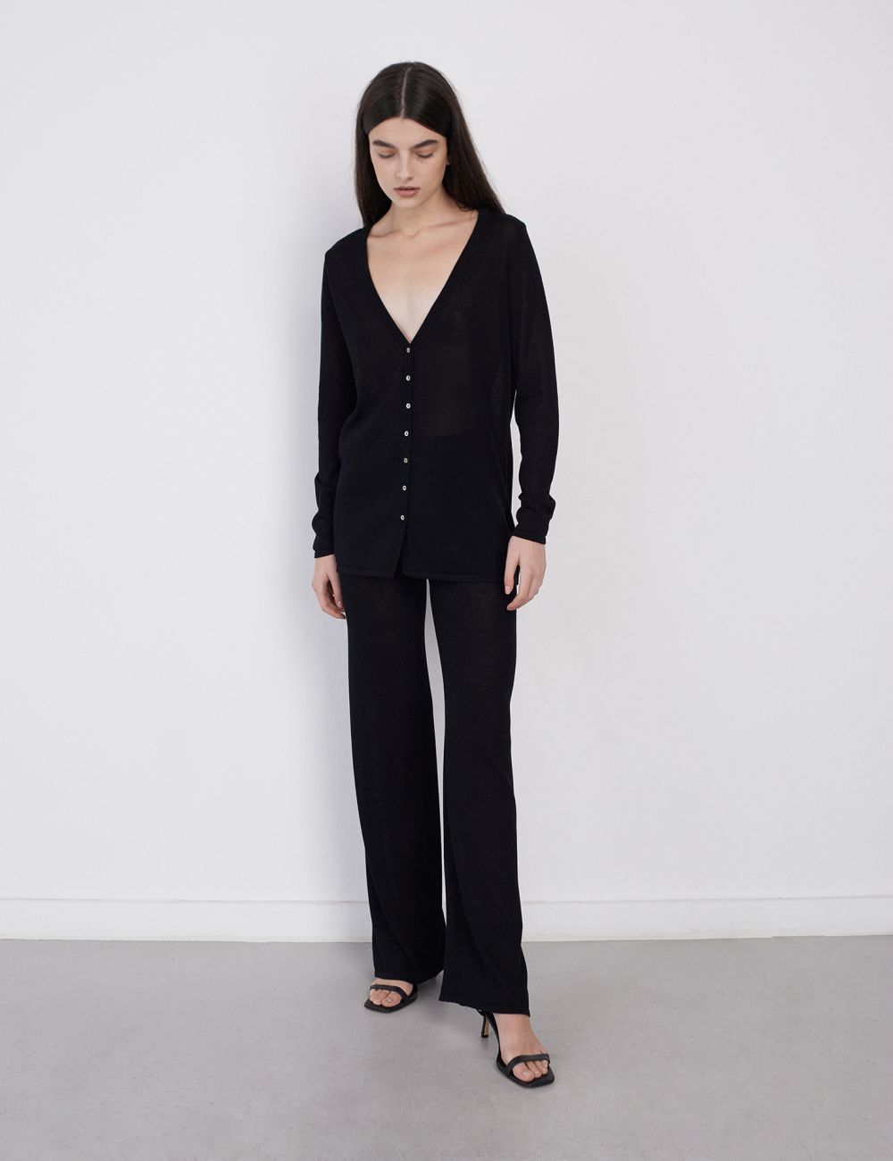 מכנסיים סרוגים