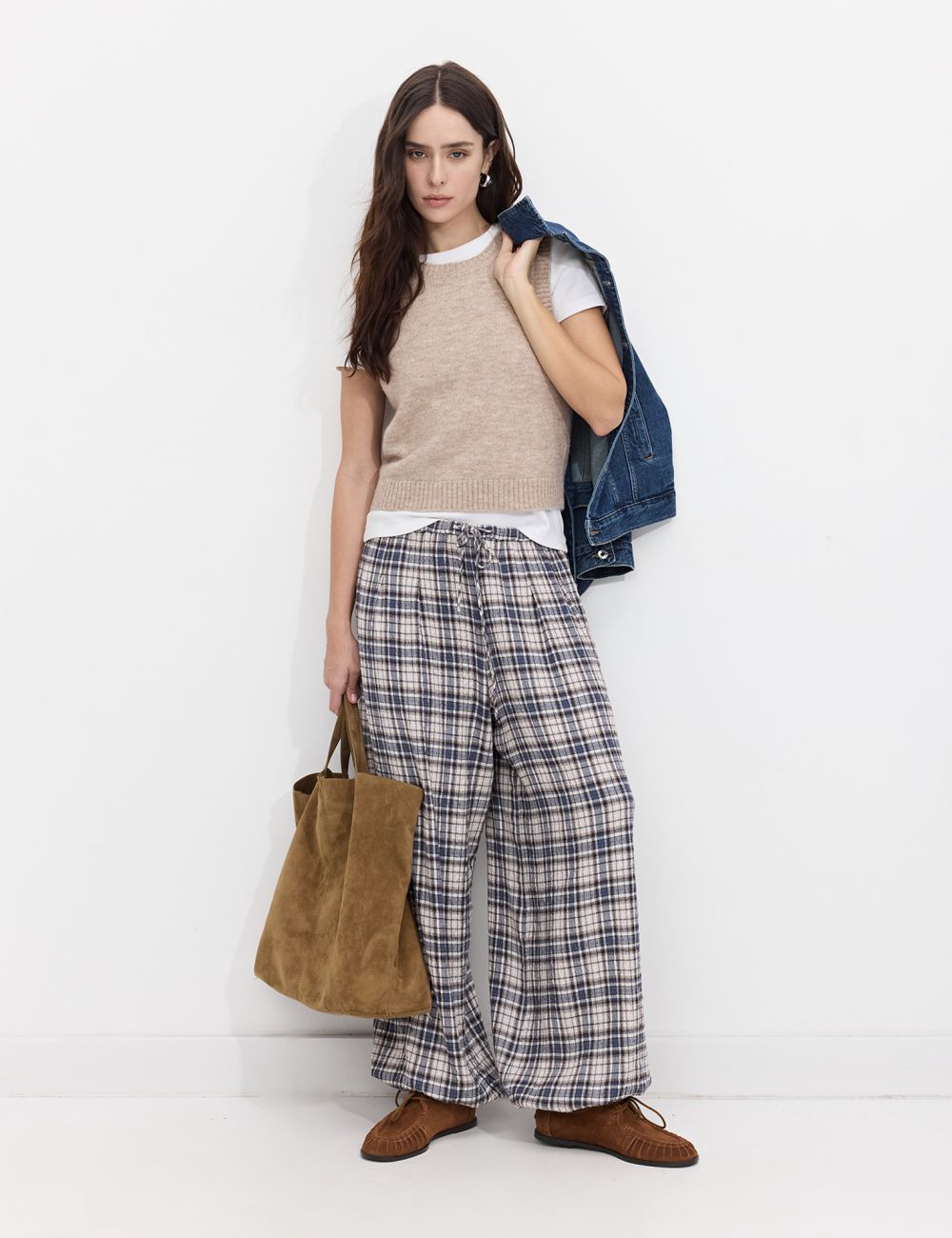 מכנסיים משובצות