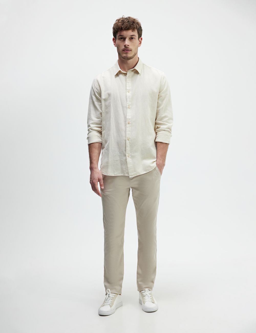 מכנסי super slim ארוכים