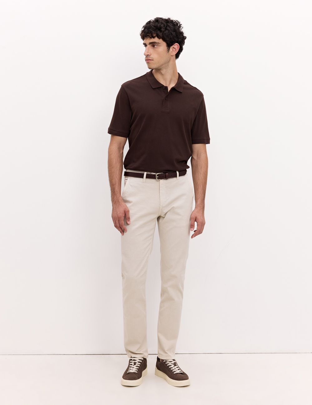 מכנסיים מחוייטים שטופים SLIM