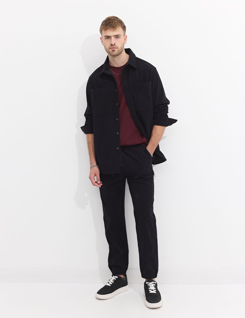 מכנסי JOGGER קורדרוי