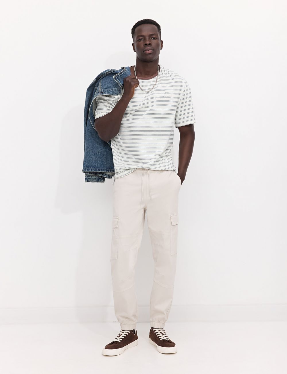 מכנסי JOGGER ארוגים