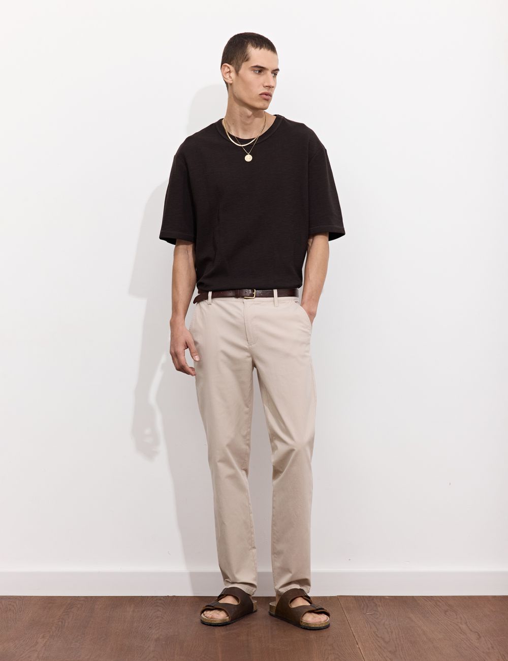 מכנסי CHINNO SLIM עם טקסטורה