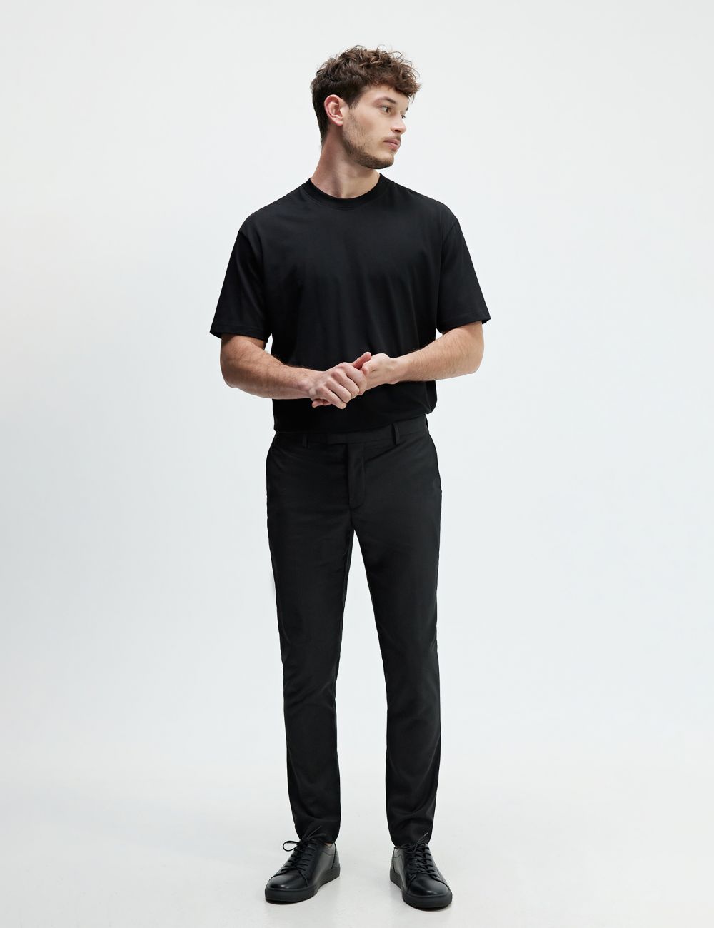 מכנסי Super Slim מחויטים