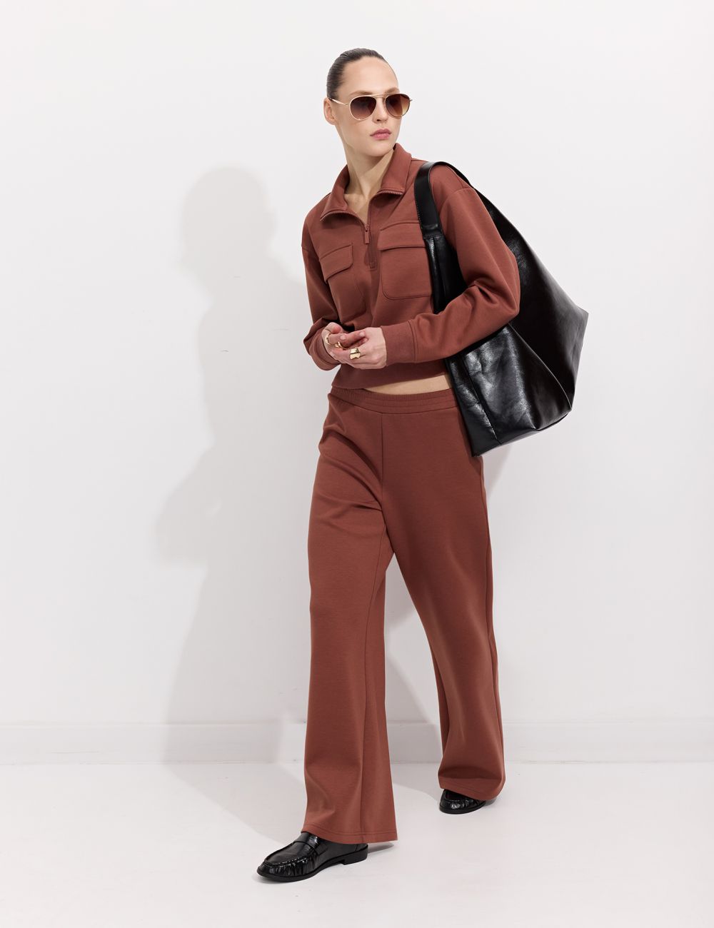 מכנסי פוטר WIDE-LEG