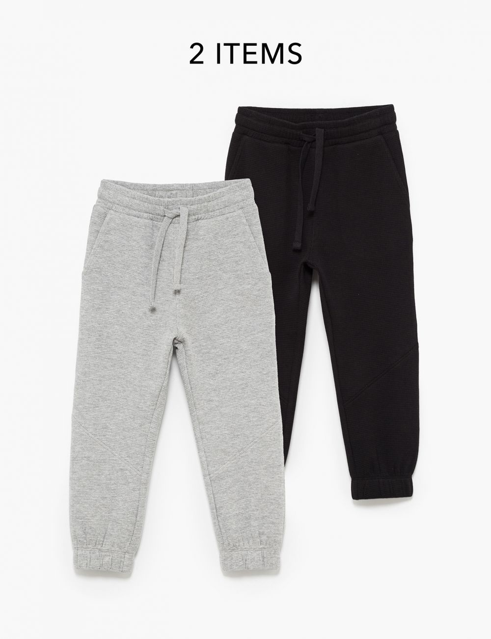 מארז זוג מכנסי ופל ארוכים 4Y-12Y