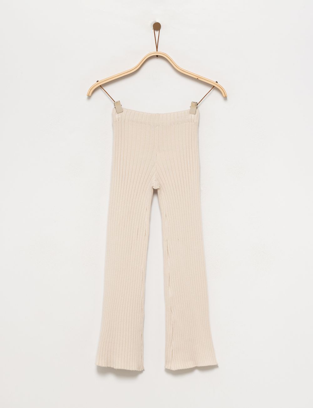 מכנסי סריג מתרחבים