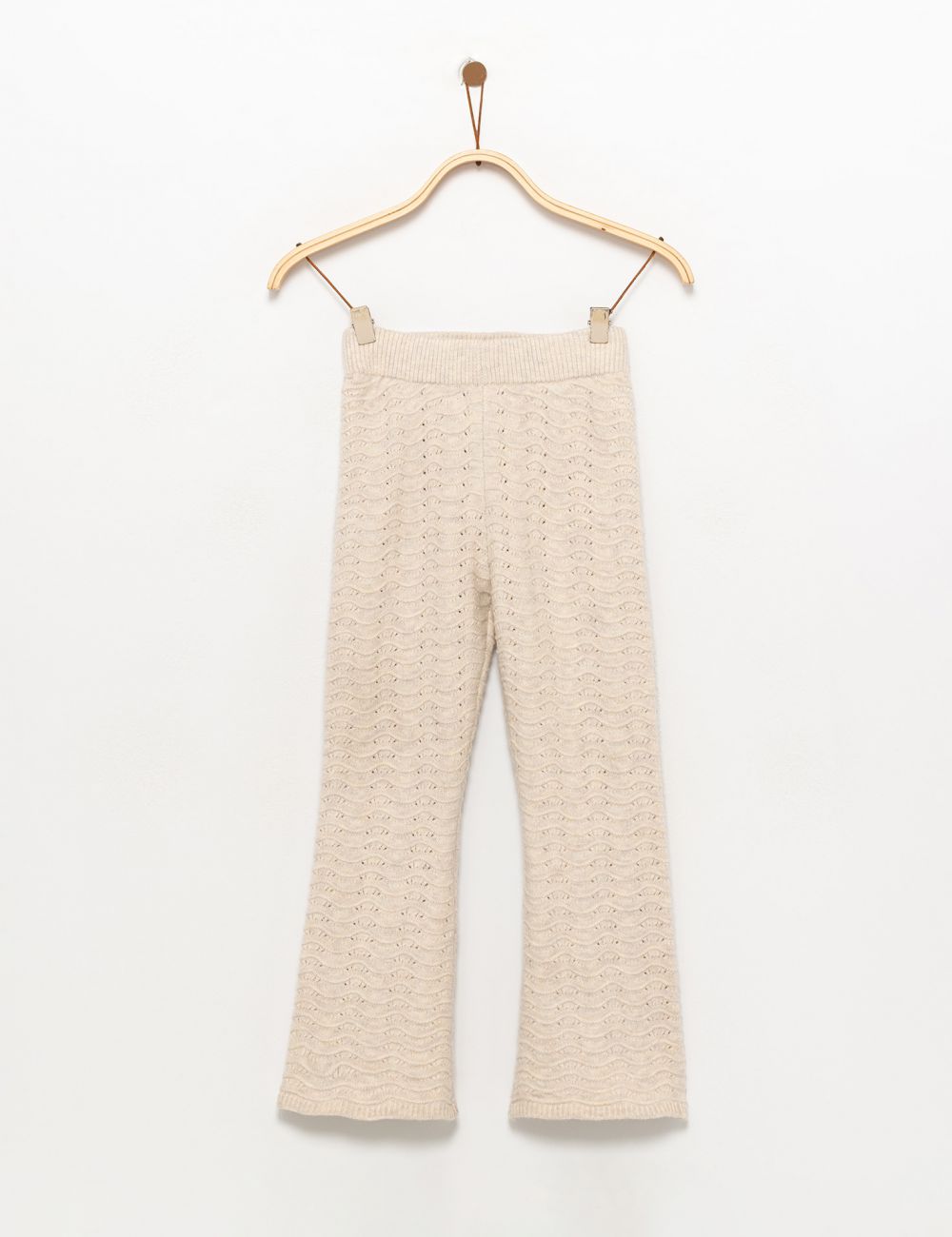 מכנסי סריג מתרחבים