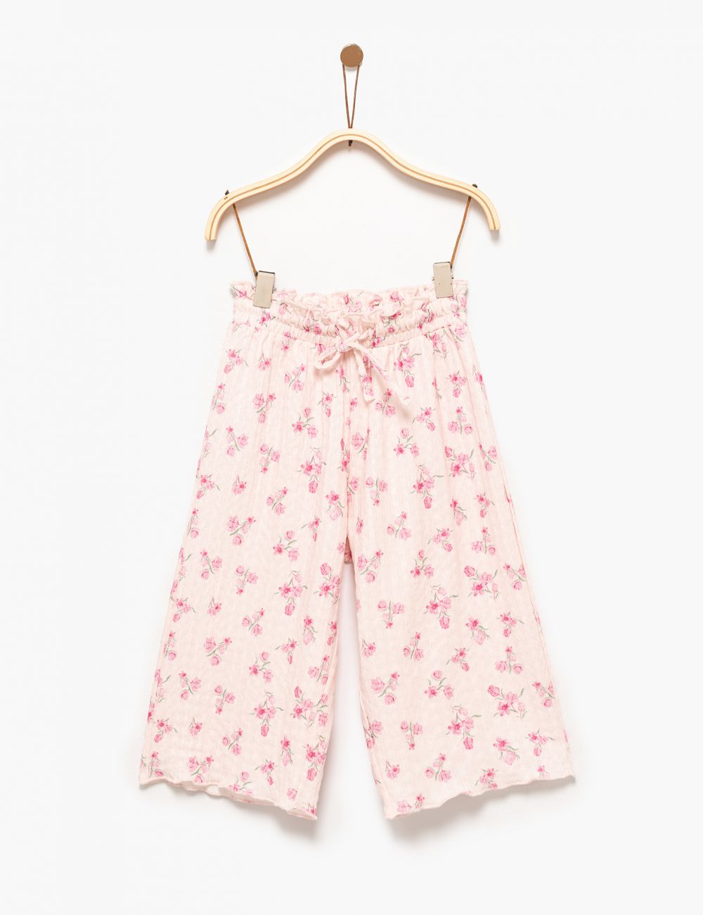 מכנסי טקסטורה מודפסים