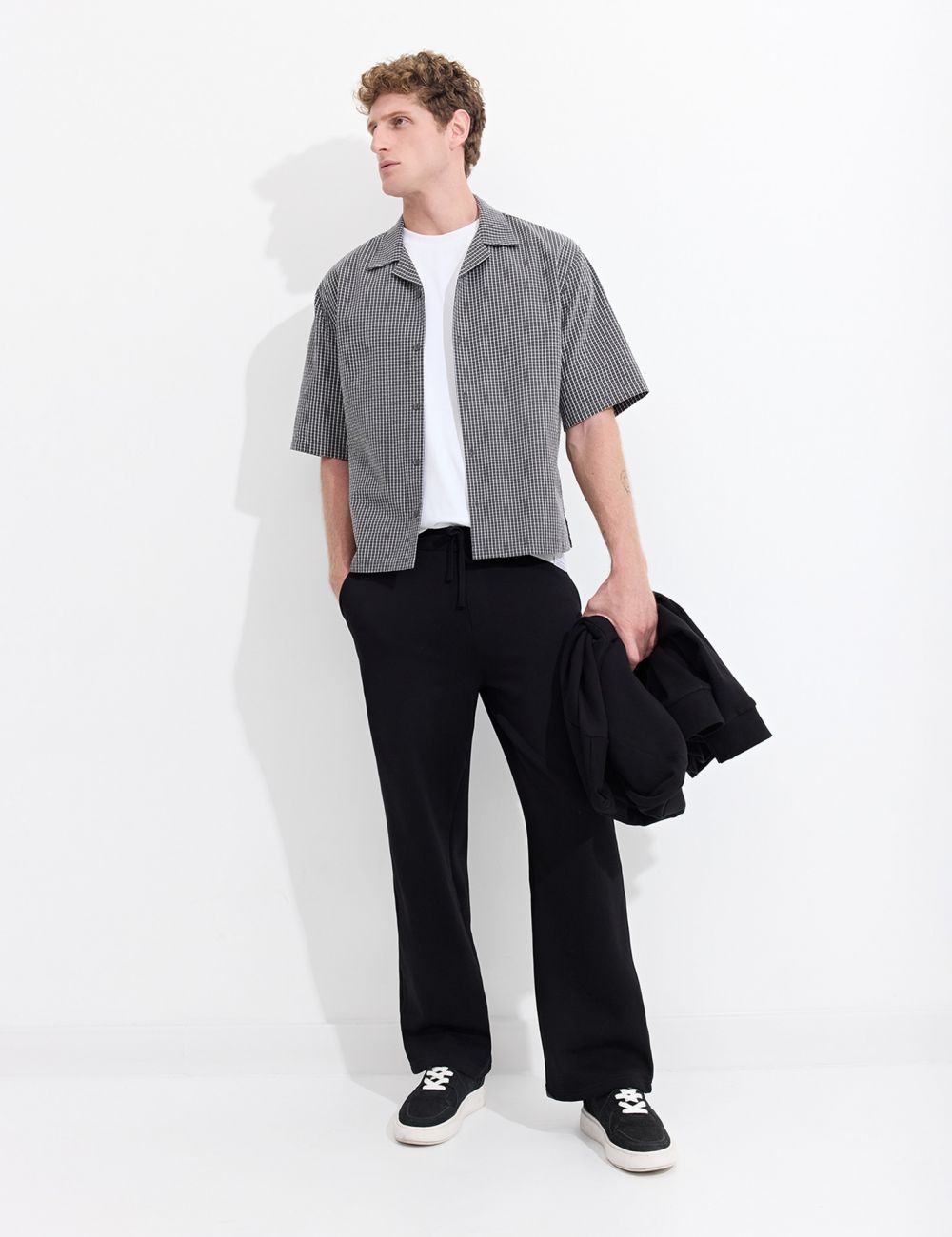 מכנסי פוטר רחבים