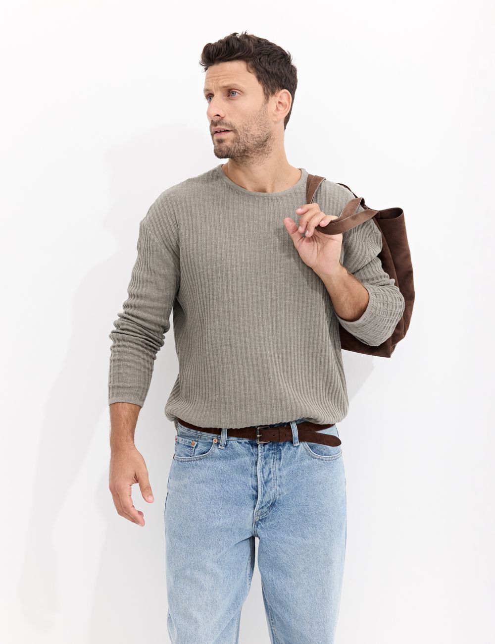 חולצת סריג ארוכה