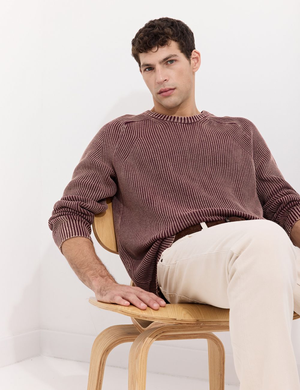 סוודר ריב אוברסייז